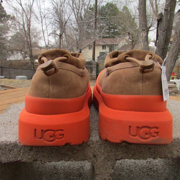 UGG Tasman Weather Hybrid Slipper in the \'Chestnut Orange\' colorway main image 6